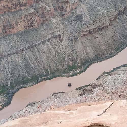 Toroweap Valley and Overlook & Vulcan’s Throne (visible on rim)